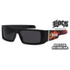LOCS SOUTH SKULL Hardcore Sunglasses - RED