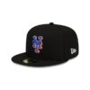 New York Mets New Era Black Alternate On-Field 59FIFTY Fitted