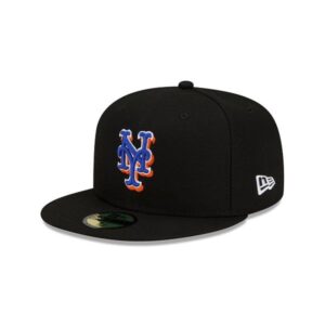 New York Mets New Era Black Alternate On-Field 59FIFTY Fitted