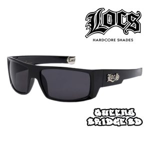 Locs All Black Hardcore Sharp Square OG Sunglasses